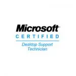 Image of Microsoft Certified Desktop Support Technician (MCDST) Badge